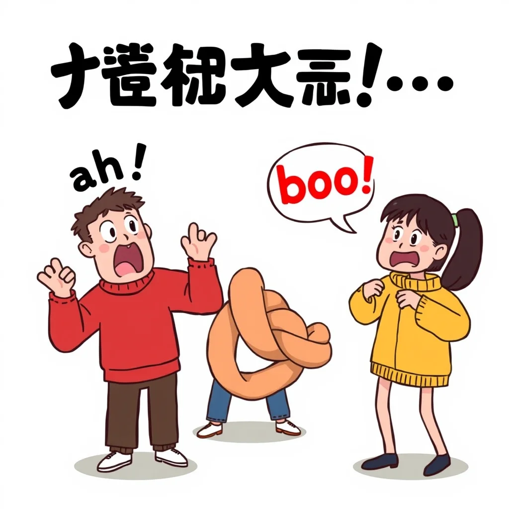 Mnemonic illustration for 危ない — dangerous