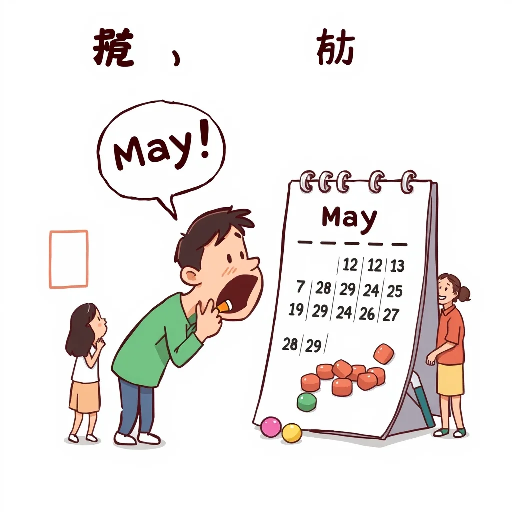 Mnemonic illustration for 飴 — candy