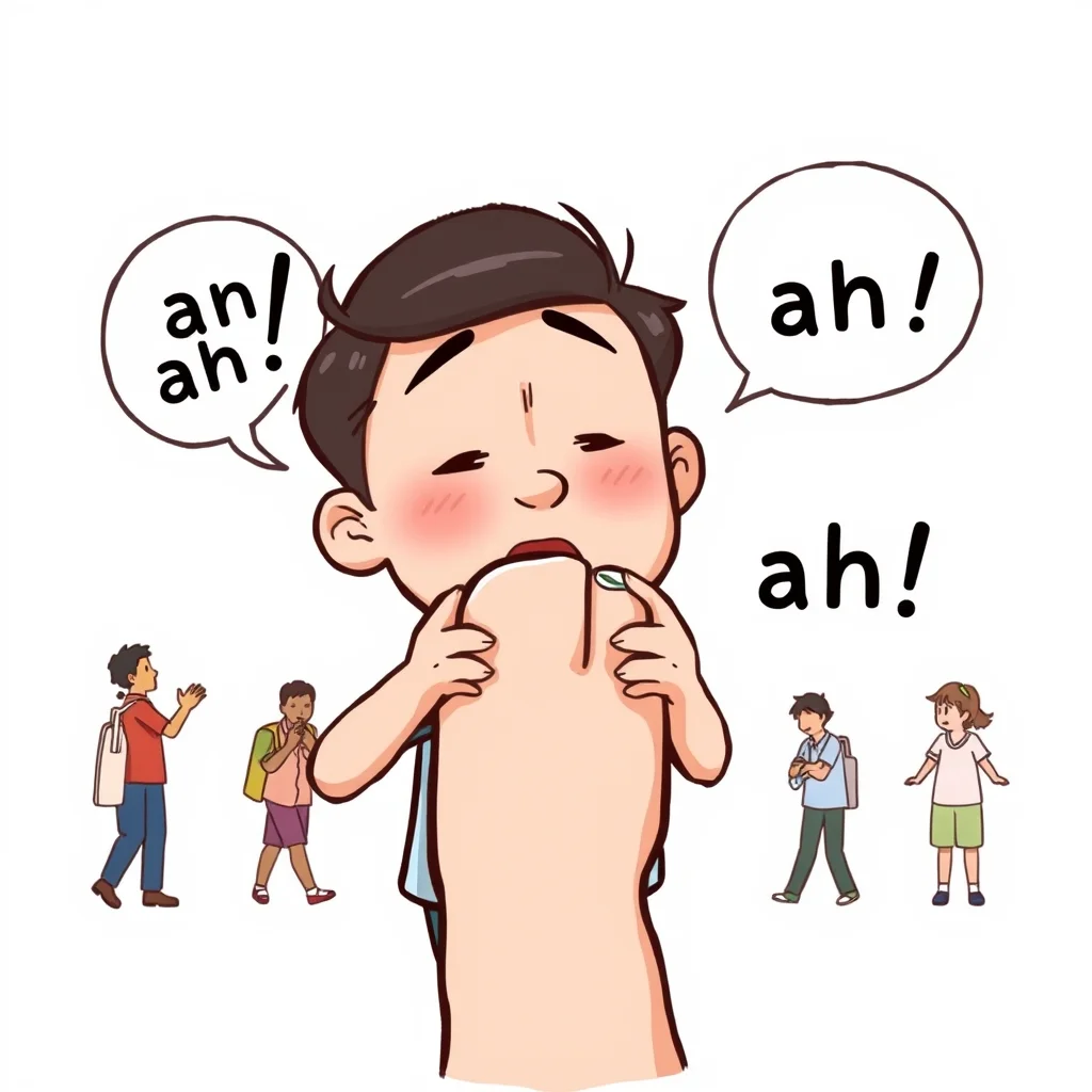 Mnemonic illustration for 後 — after, behind