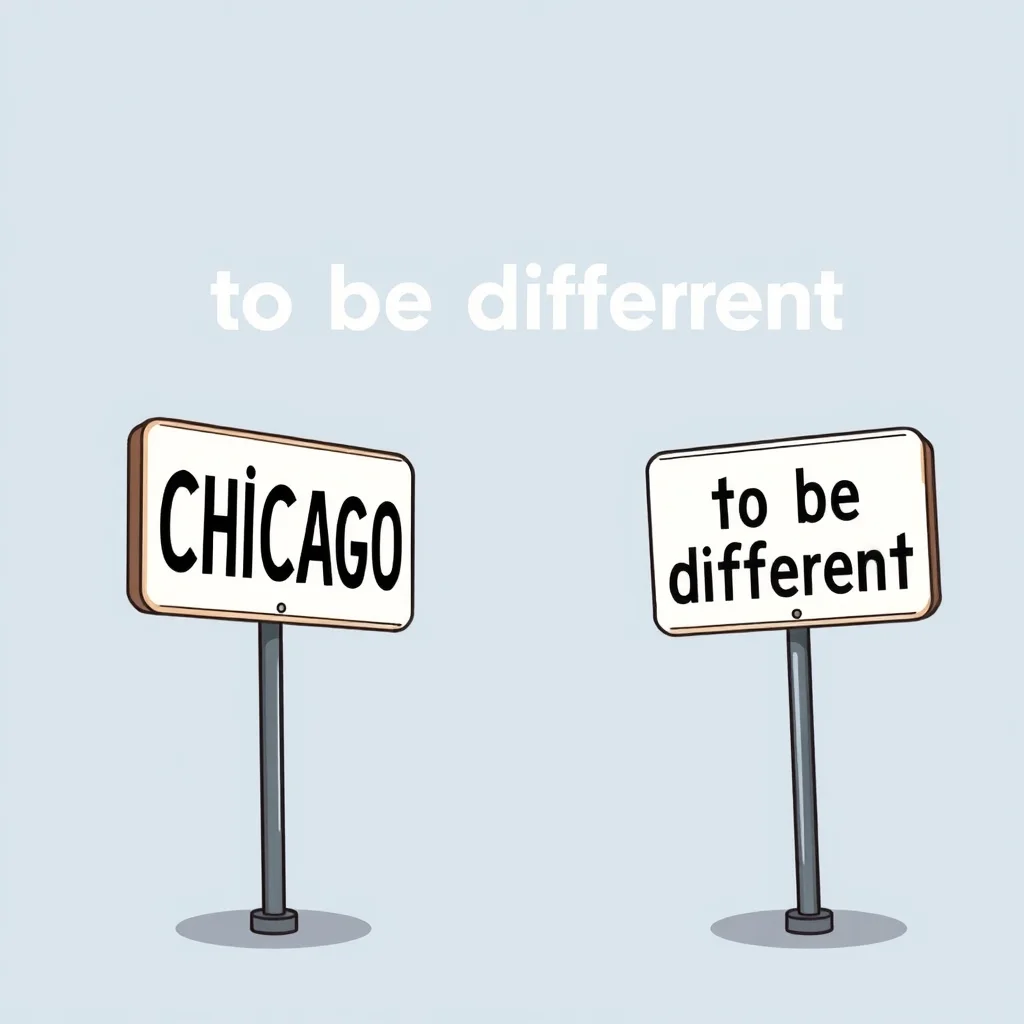 Mnemonic illustration for 違う — to be different