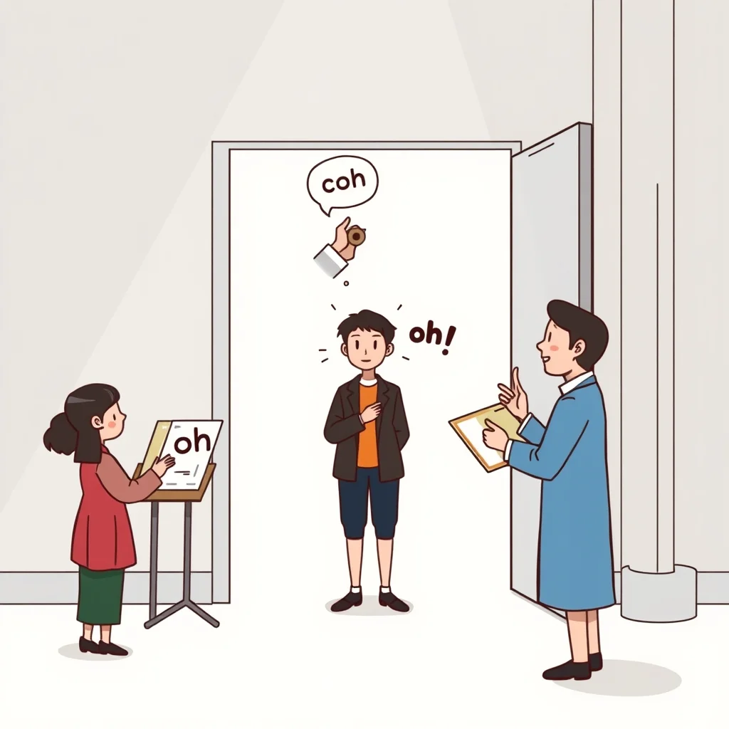 Mnemonic illustration for 丁度 — exactly