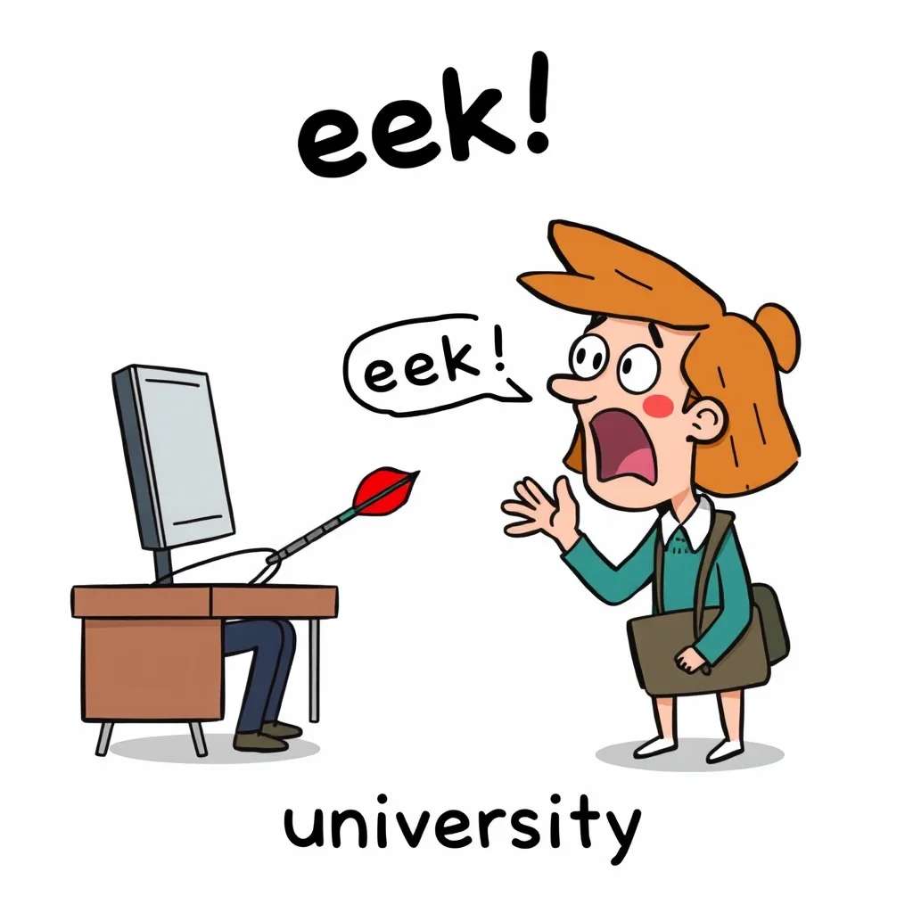Mnemonic illustration for 大学 — university