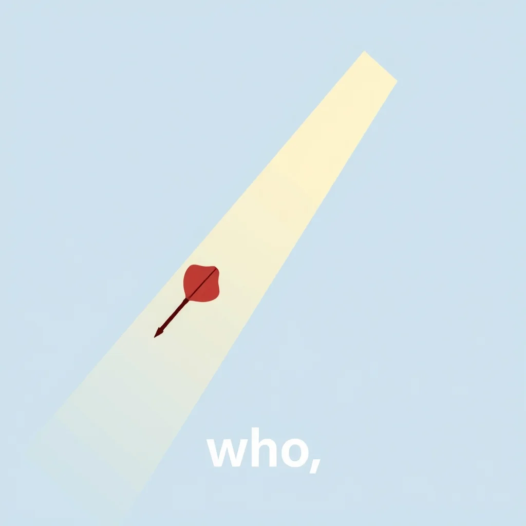 Mnemonic illustration for 誰 — who