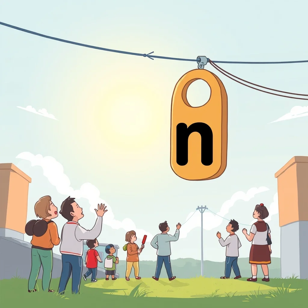 Mnemonic illustration for 電気 — electricity