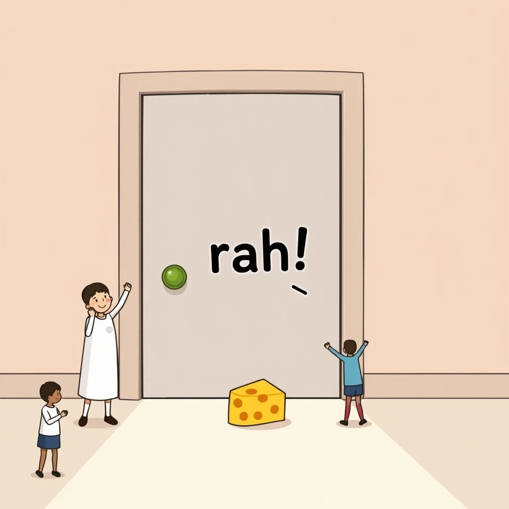 Mnemonic illustration for どちら — which way
