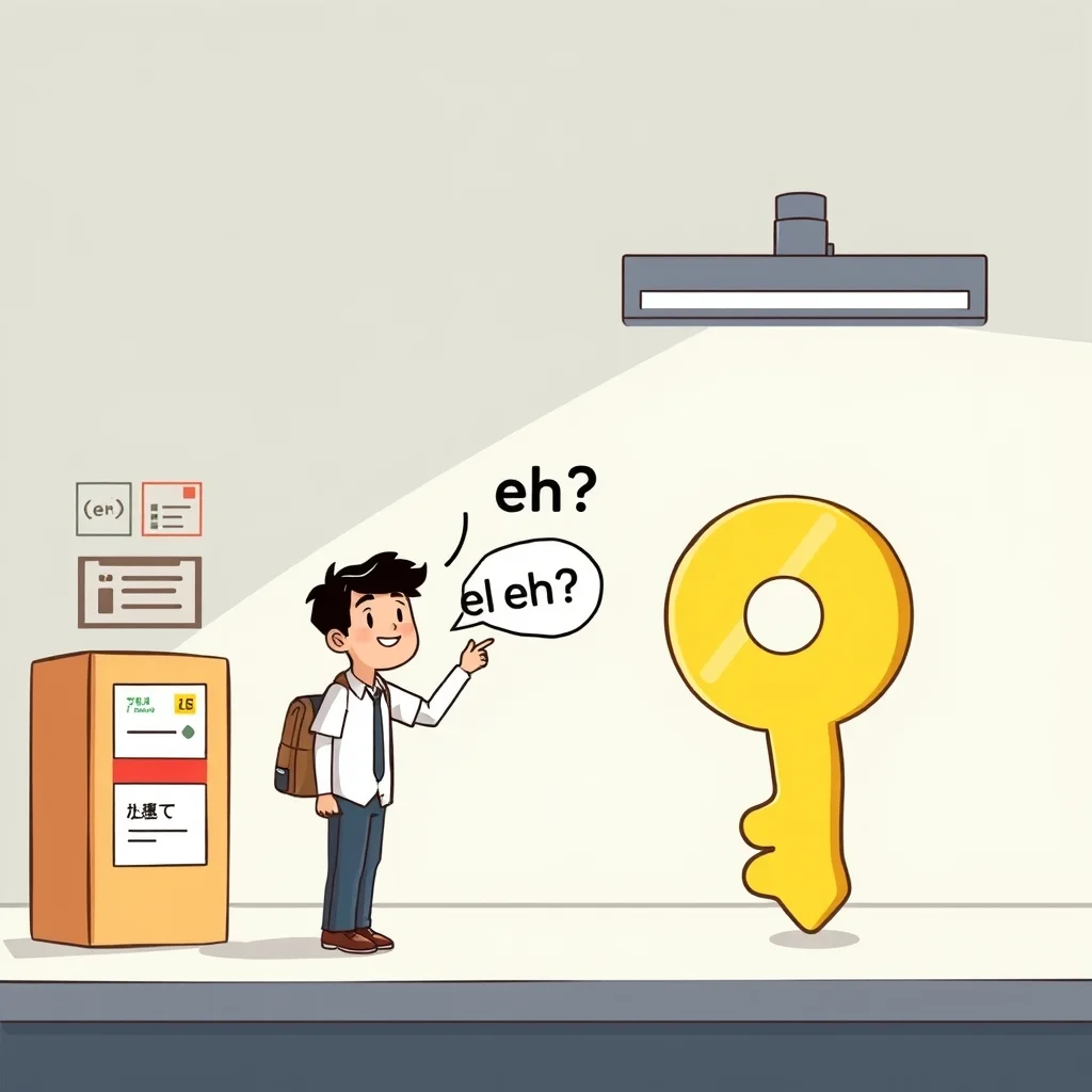 Mnemonic illustration for 駅 — station