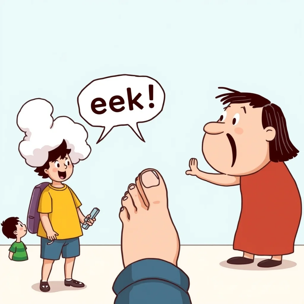 Mnemonic illustration for 太い — thick, fat