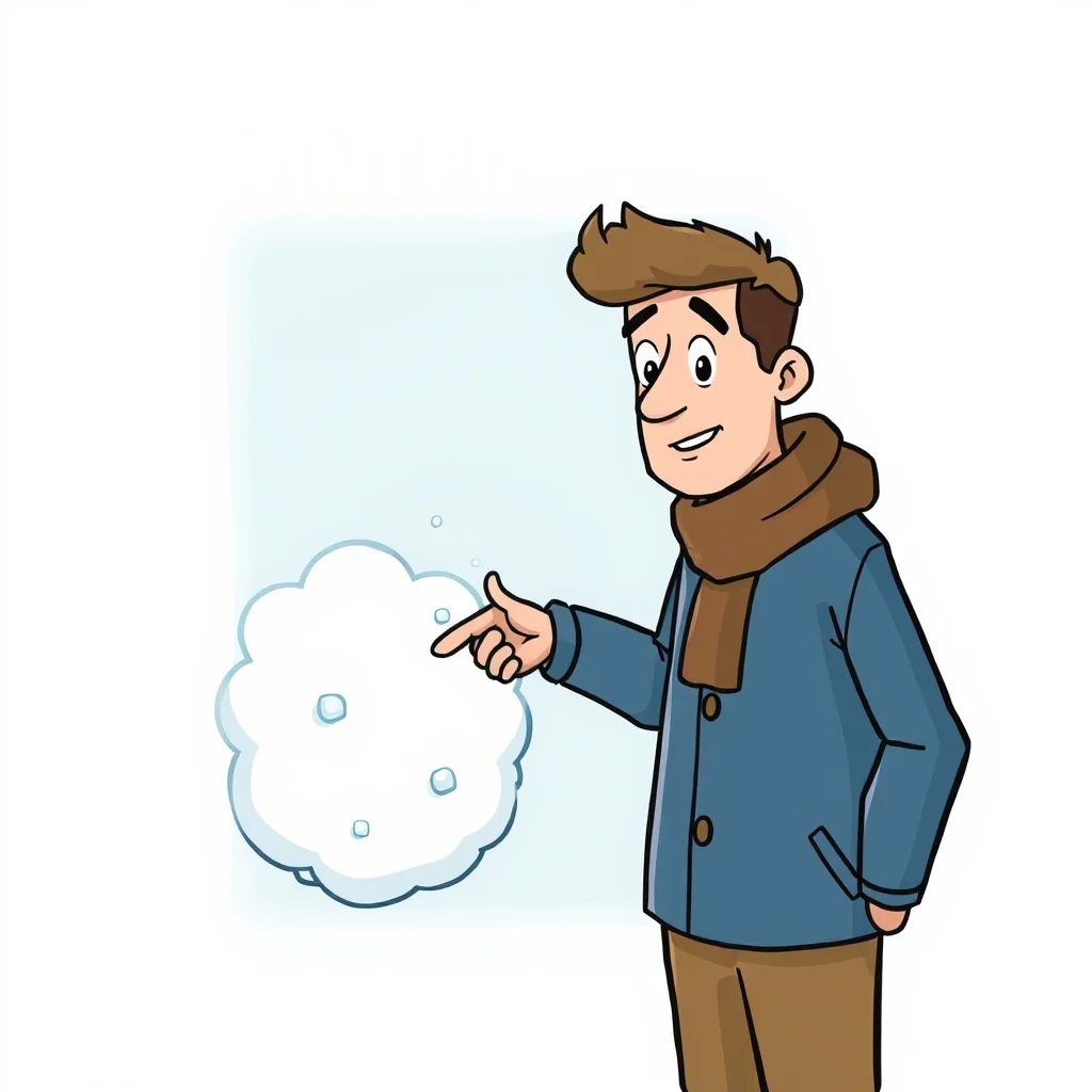Mnemonic illustration for 冬 — winter