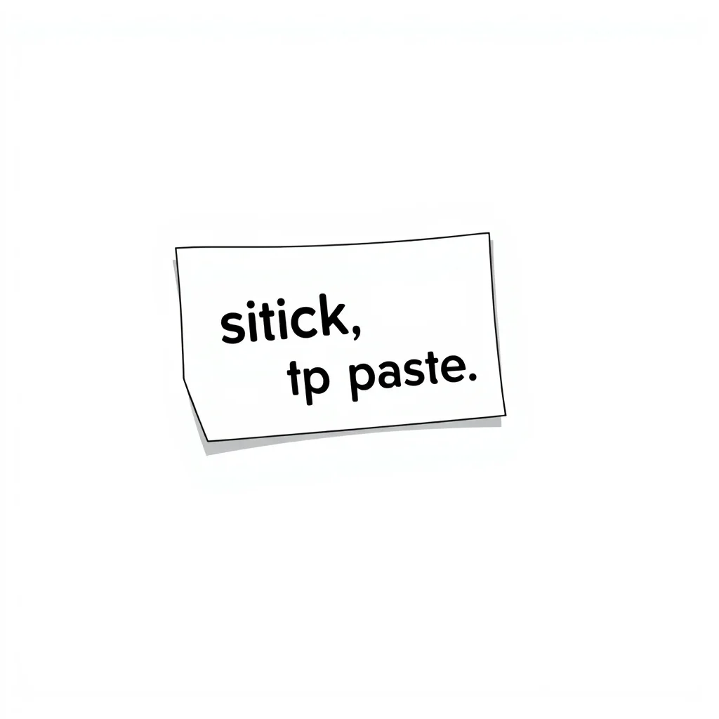 Mnemonic illustration for 張る — to stick, to paste