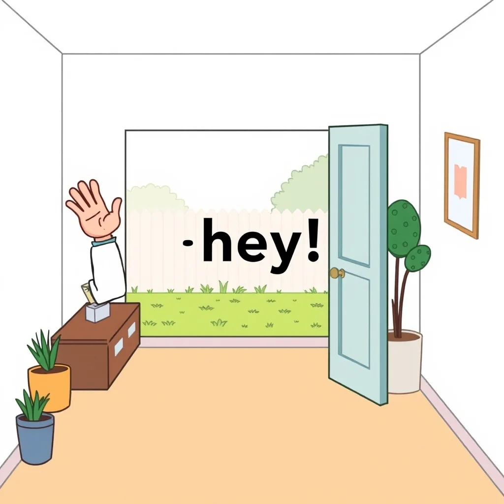 Mnemonic illustration for 部屋 — room