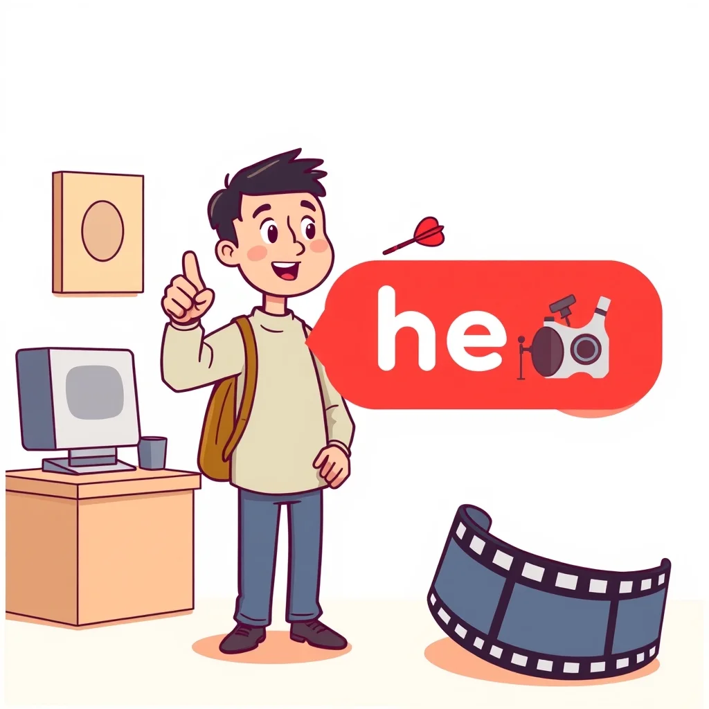 Mnemonic illustration for 左 — left