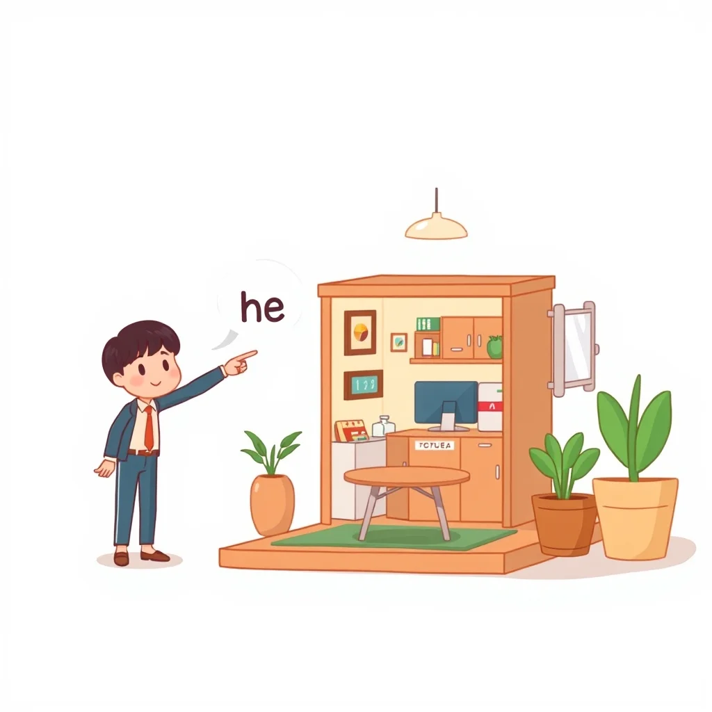 Mnemonic illustration for 昼 — noon, daytime, lunch