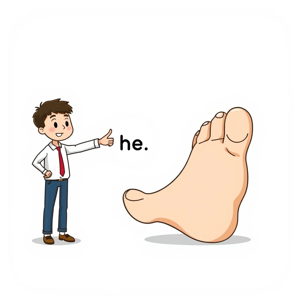 Mnemonic illustration for 人 — person