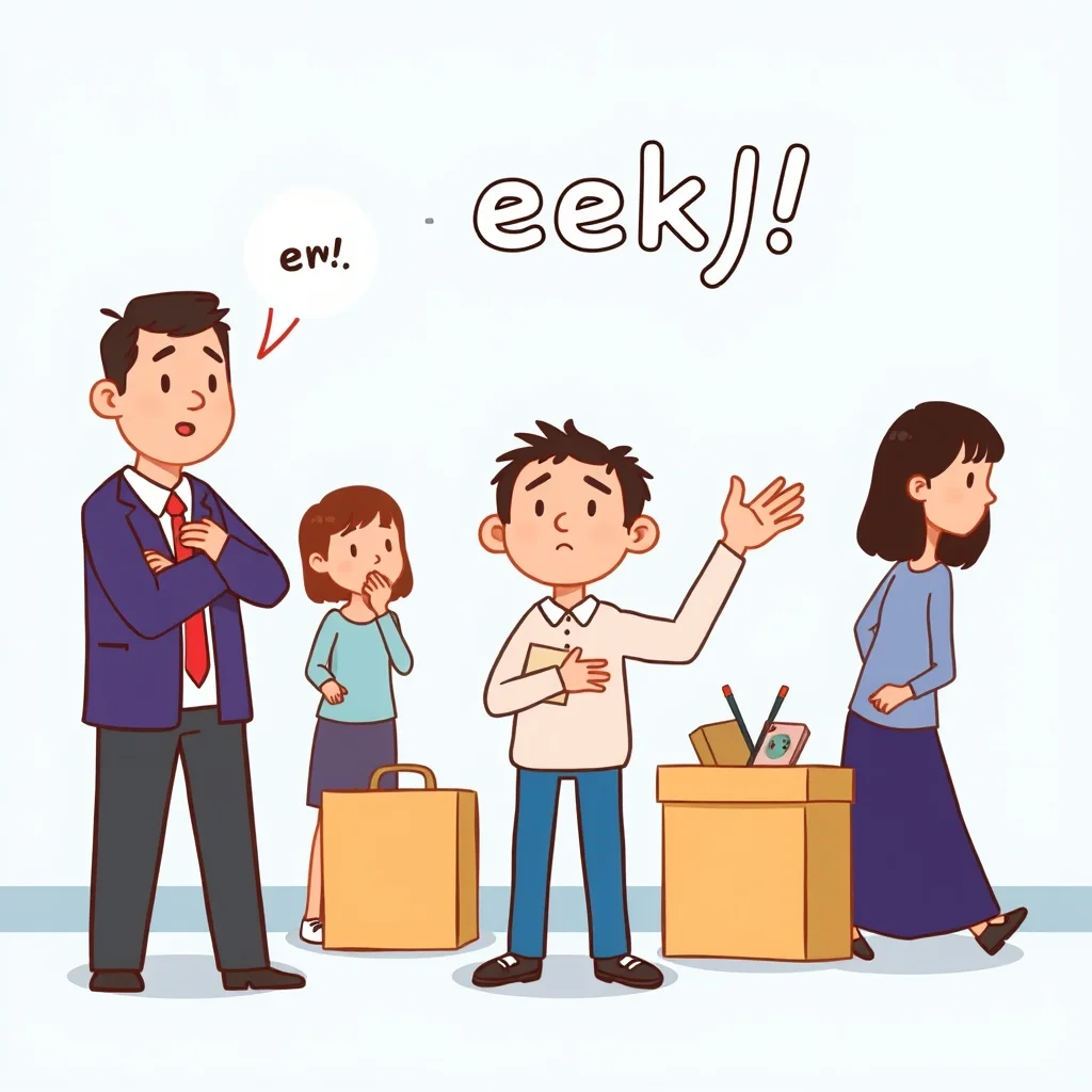Mnemonic illustration for いくつ — how many