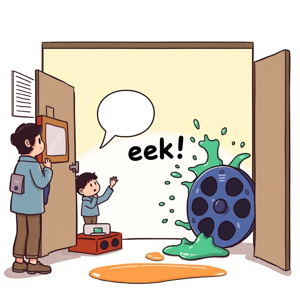 Mnemonic illustration for 入口 — entrance