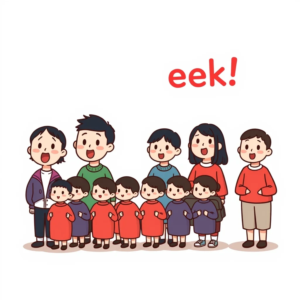 Mnemonic illustration for 色々 — various