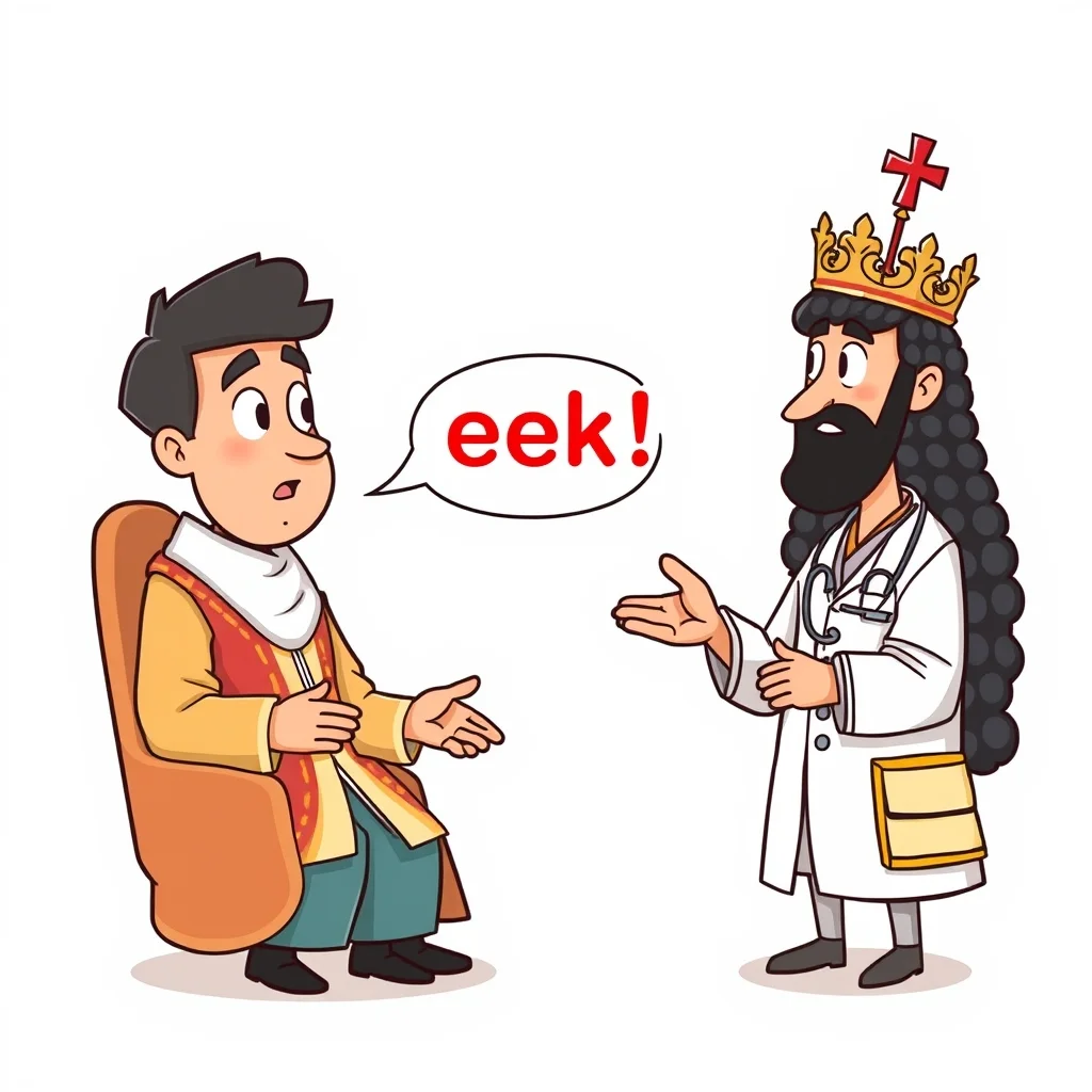 Mnemonic illustration for 医者 — doctor