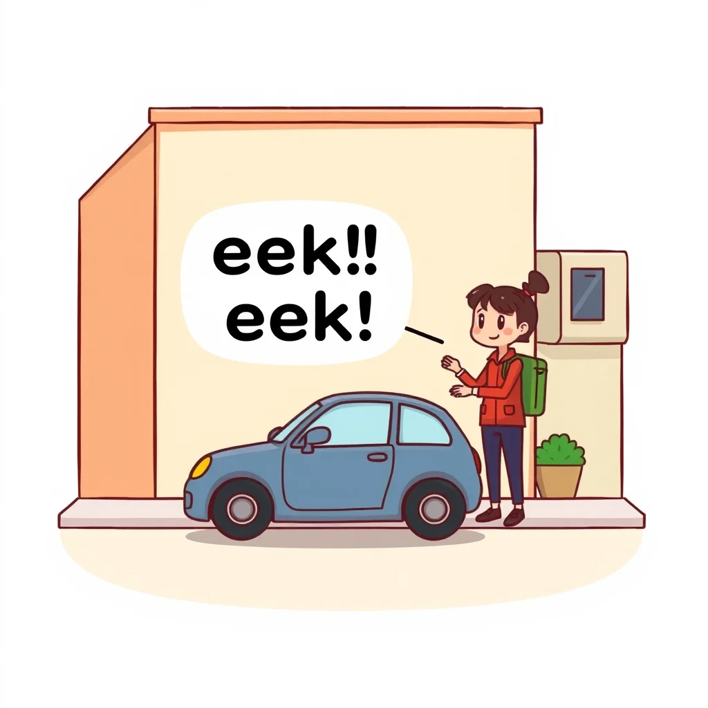 Mnemonic illustration for 階 — counter for stories (floors) of a building