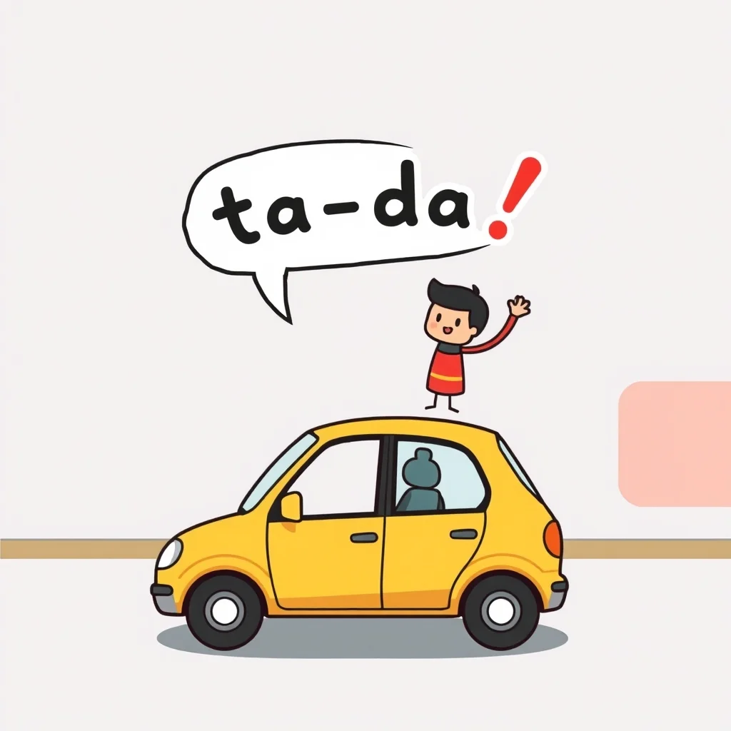 Mnemonic illustration for 片仮名 — katakana