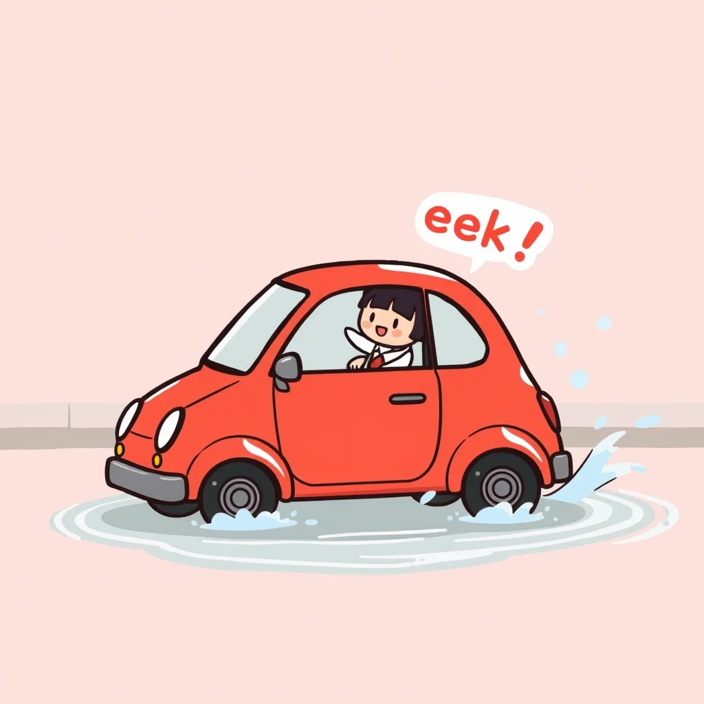 Mnemonic illustration for 可愛い — cute