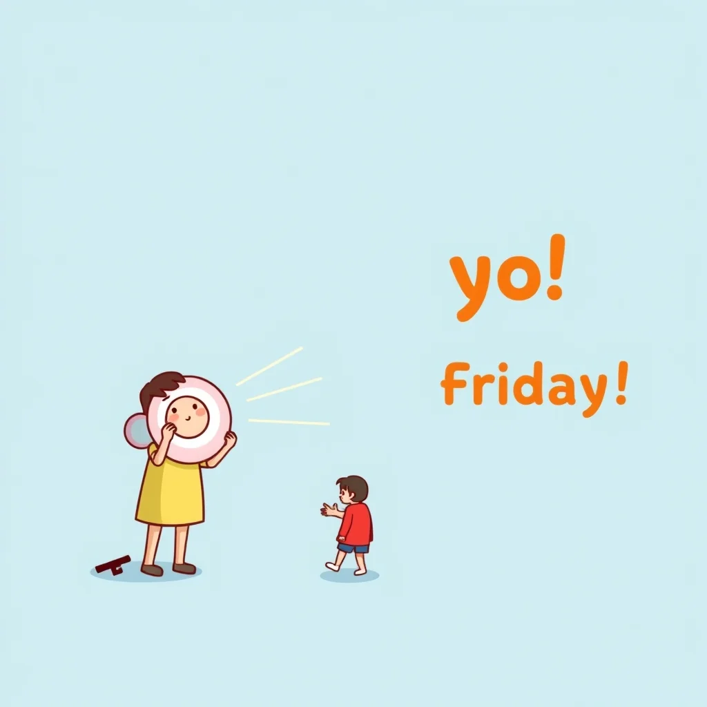 Mnemonic illustration for 金曜日 — Friday