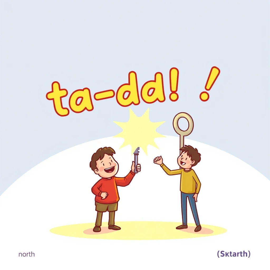 Mnemonic illustration for 北 — north