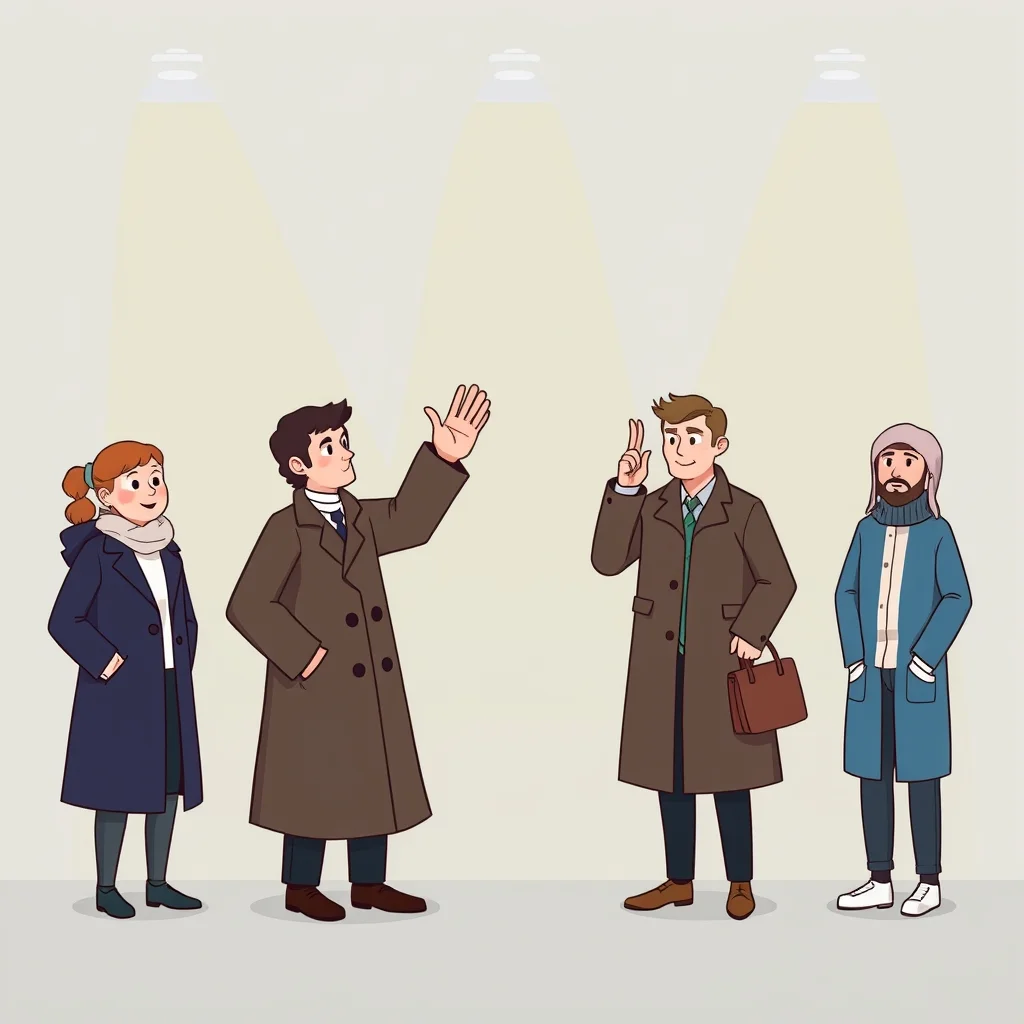 Mnemonic illustration for 九つ — nine things