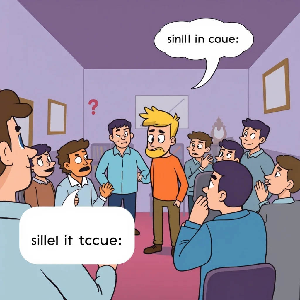 Mnemonic illustration for 困る — to be in trouble