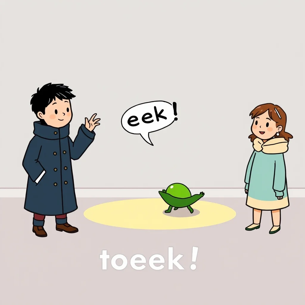 Mnemonic illustration for コピー — to copy
