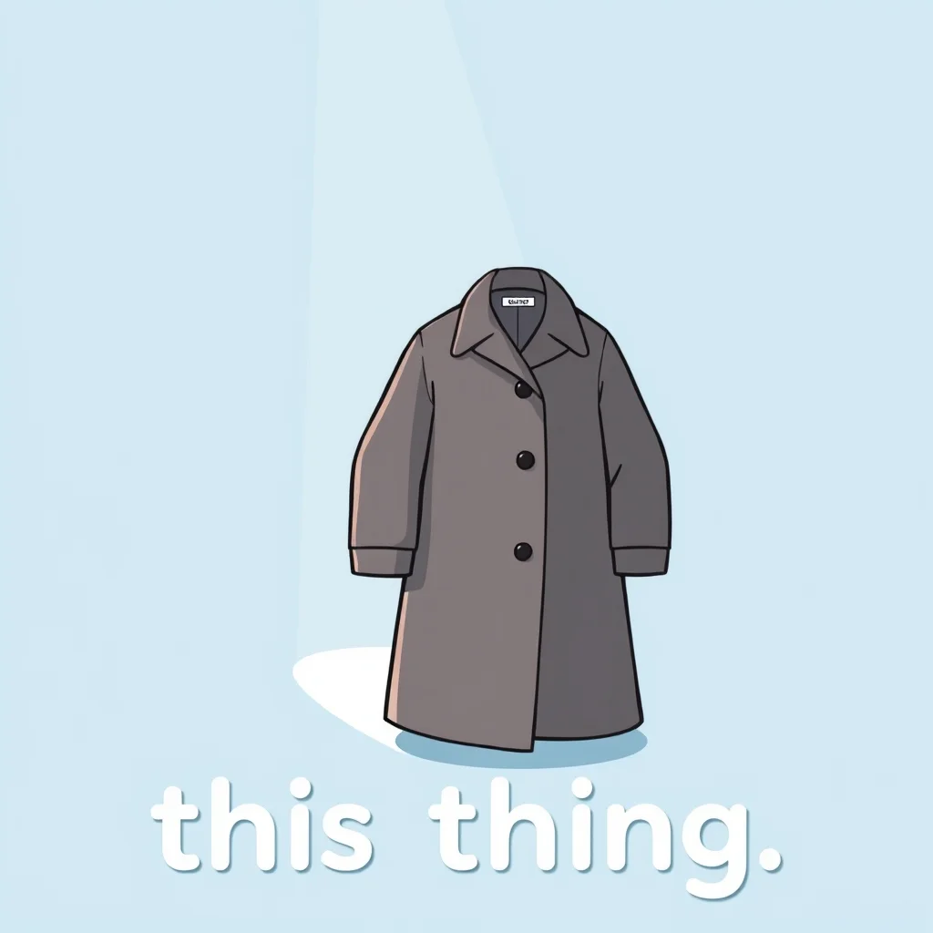 Mnemonic illustration for これ — this thing