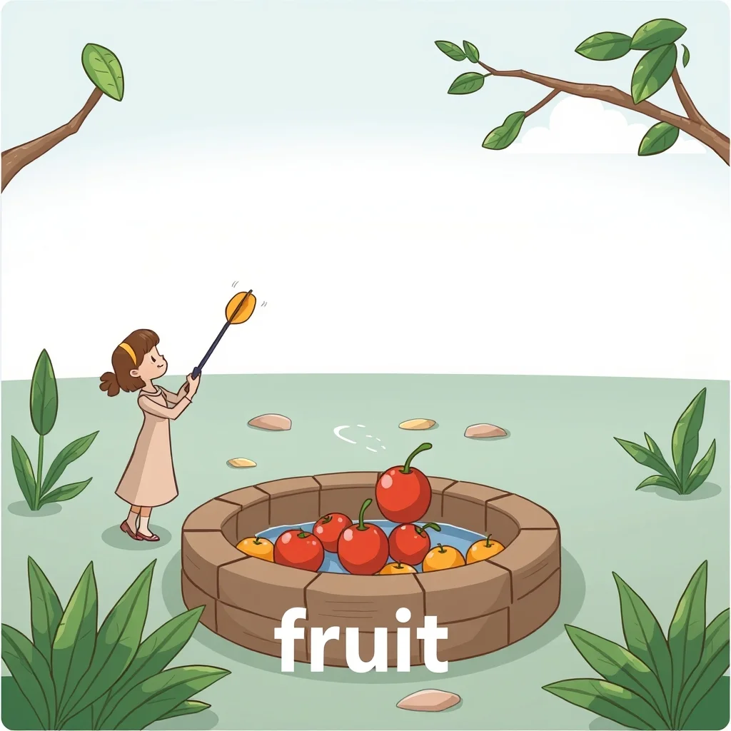 Mnemonic illustration for 果物 — fruit