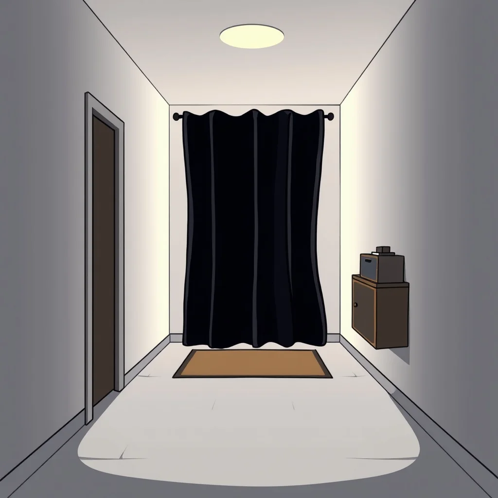 Mnemonic illustration for 暗い — dark