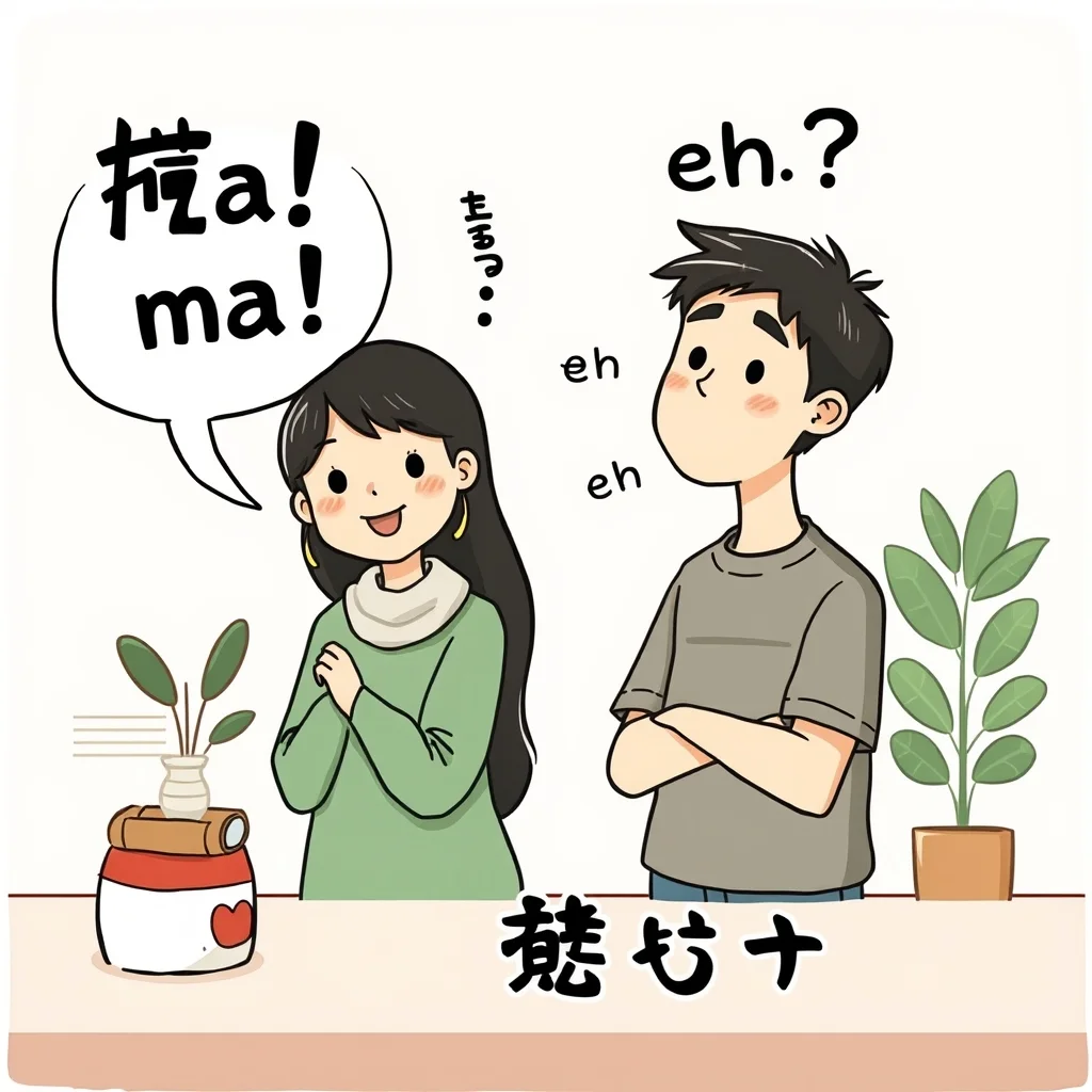 Mnemonic illustration for 前 — in front of ~