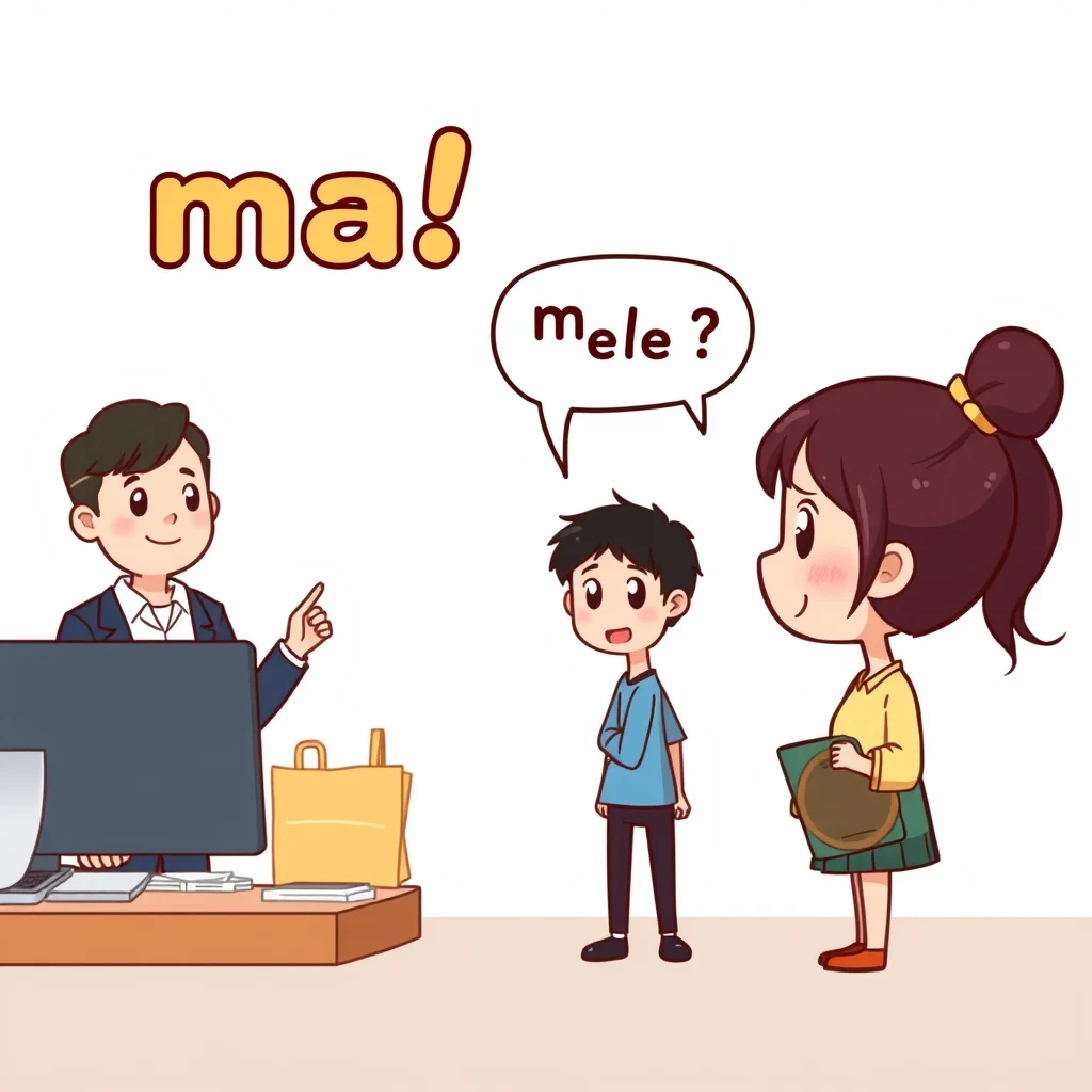 Mnemonic illustration for 前 — before, in front