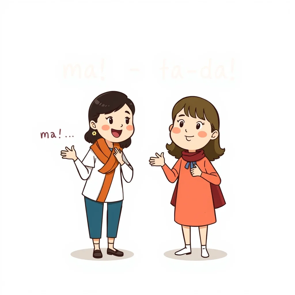 Mnemonic illustration for また — and; furthermore