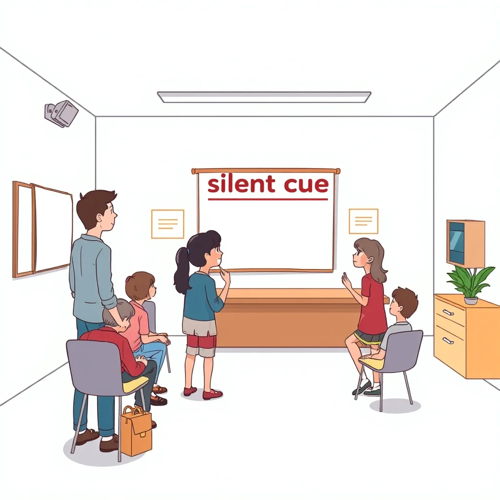 Mnemonic illustration for 見せる — to show