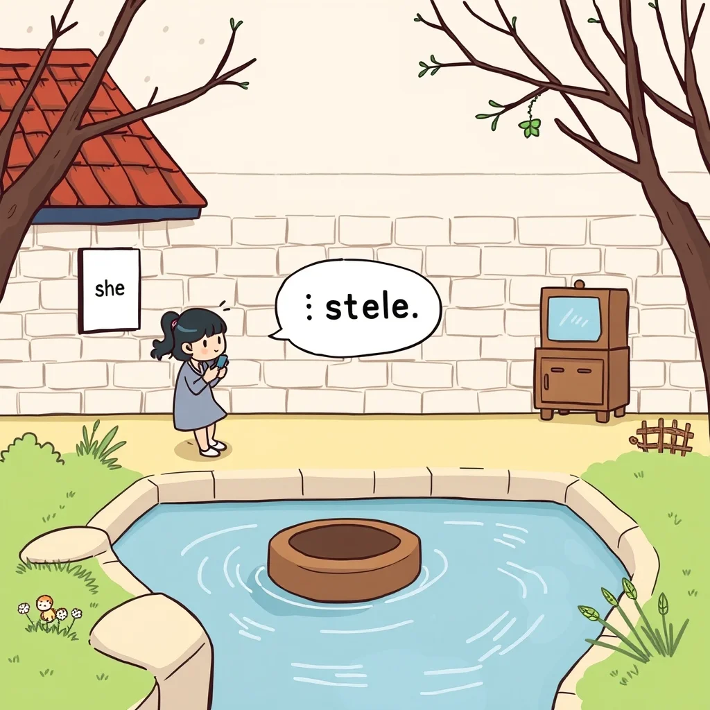 Mnemonic illustration for もしもし — hello on the phone