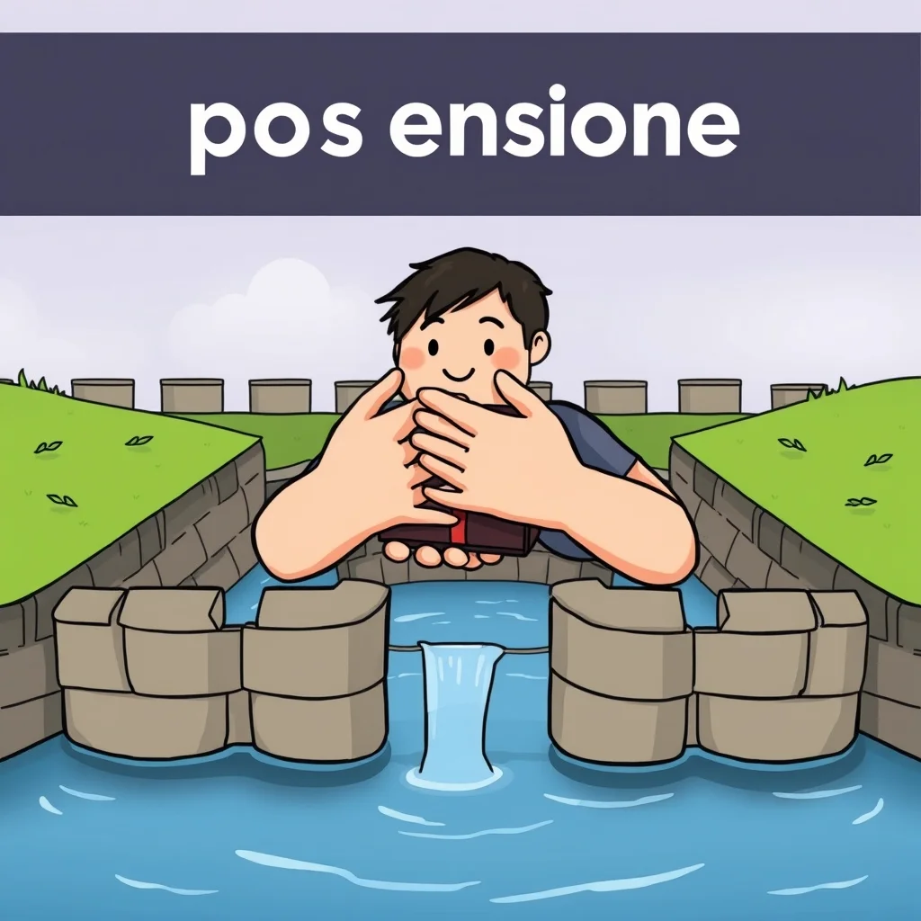 Mnemonic illustration for 持つ — to have, to own