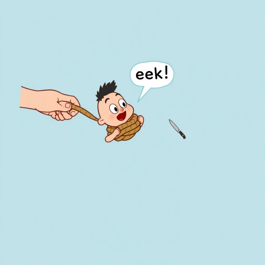 Mnemonic illustration for ナイフ — knife