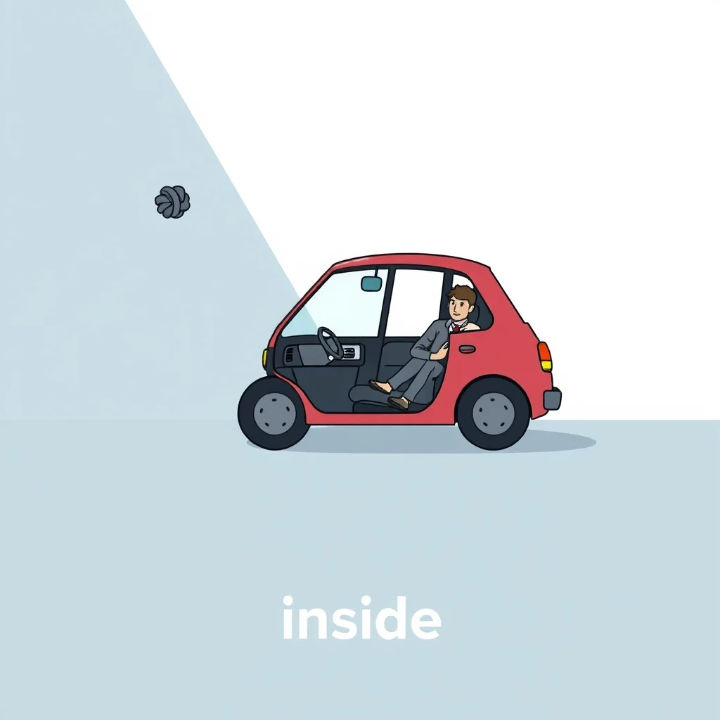 Mnemonic illustration for 中 — inside