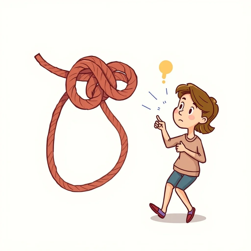 Mnemonic illustration for 無くす — to lose something