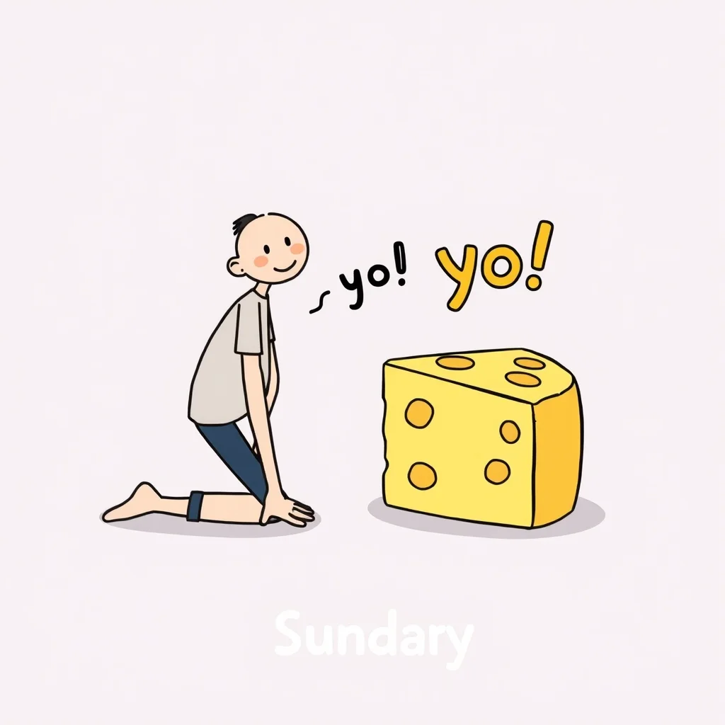Mnemonic illustration for 日曜日 — Sunday