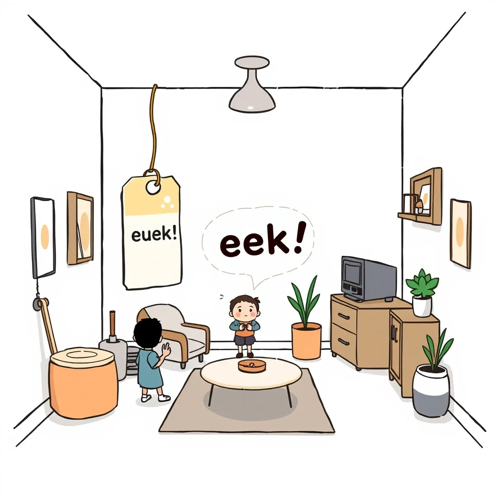 Mnemonic illustration for 温い — lukewarm