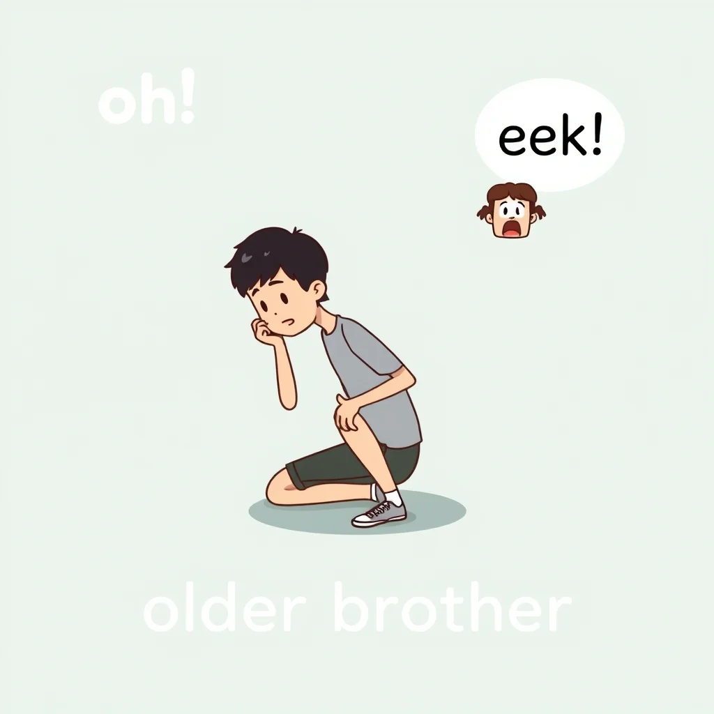 Mnemonic illustration for お兄さん — (someone else's) older brother (formal)