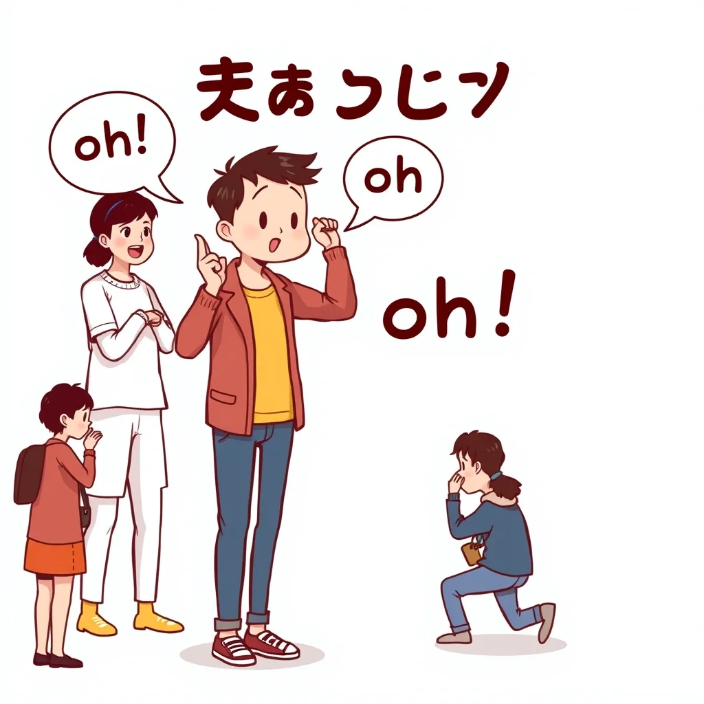 Mnemonic illustration for 大人 — adult