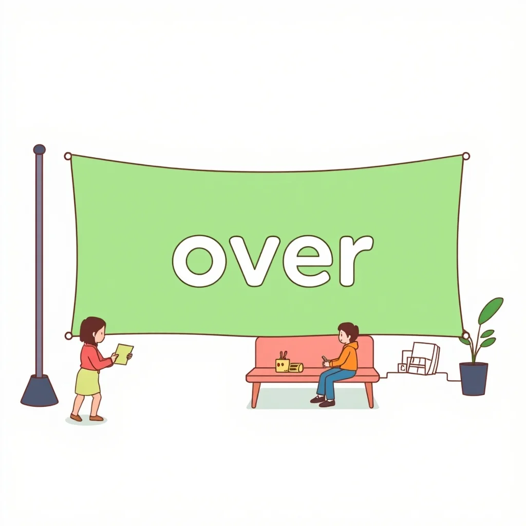 Mnemonic illustration for 終わる — to end