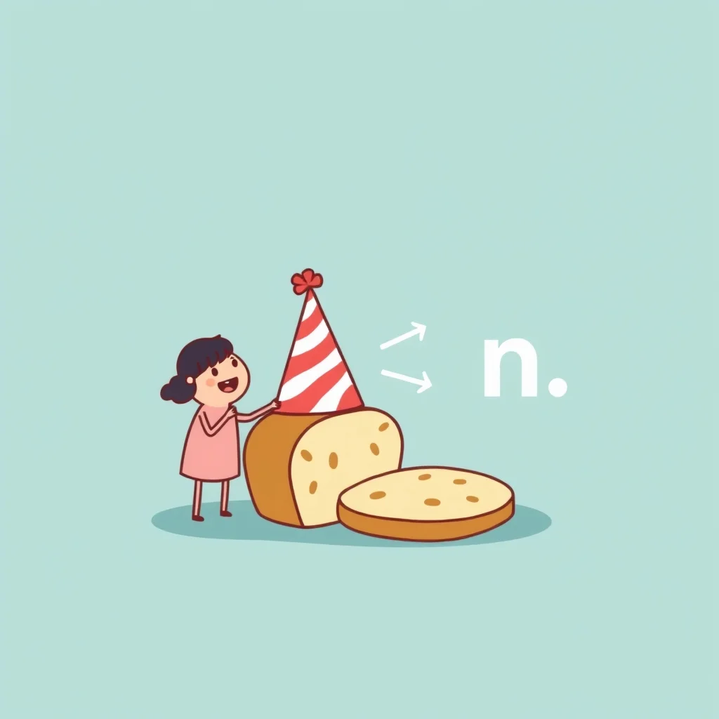 Mnemonic illustration for パン — bread