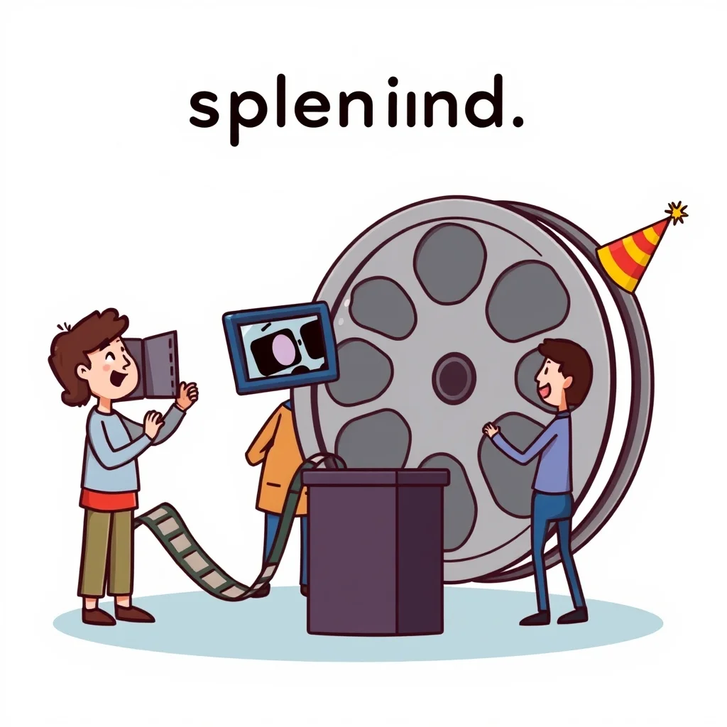 Mnemonic illustration for 立派 — splendid