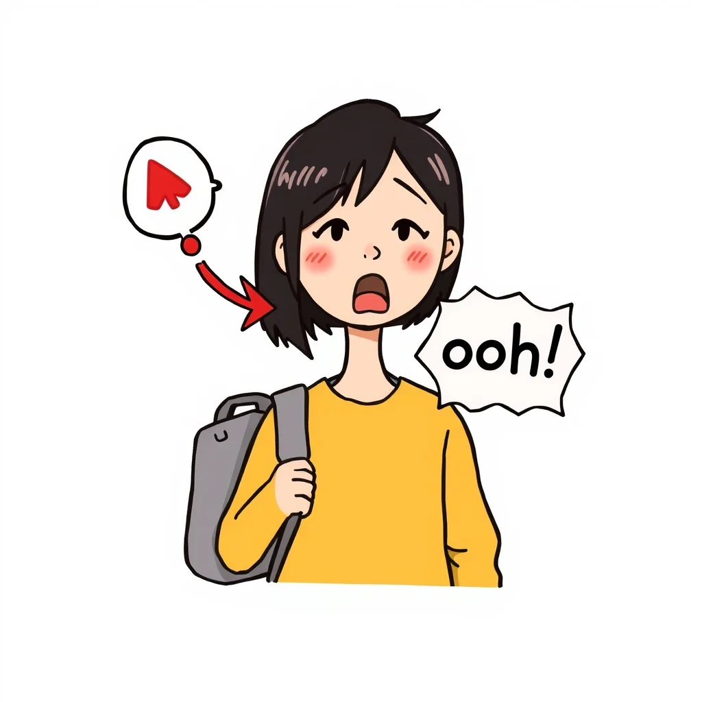 Mnemonic illustration for 留学生 — international student