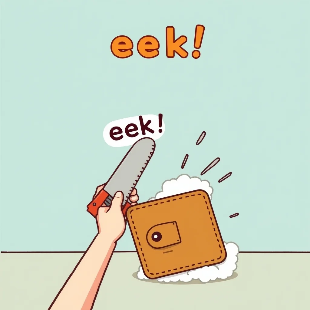 Mnemonic illustration for 財布 — wallet